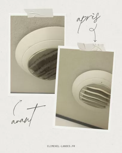 🌬️ Avant / Après : un entretien de VMC essentiel pour un air sain à la maison !, Aire-sur-l'Adour, Climexel